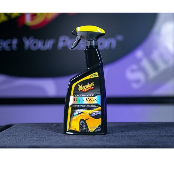 Meguiars 24oz Ultimate Quick Car Wax: Liquid Spray, UV Protection, Prevents - Picture 2 of 5